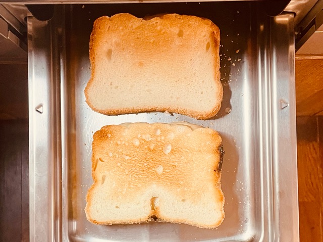 2枚同時に焼くと安定