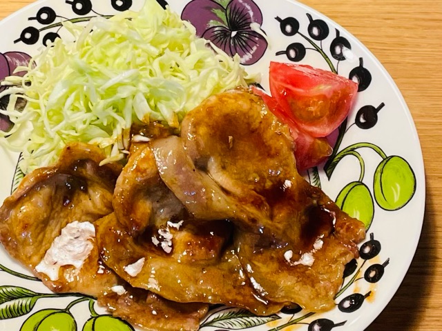 パラティッシ パープルを使った夕食①