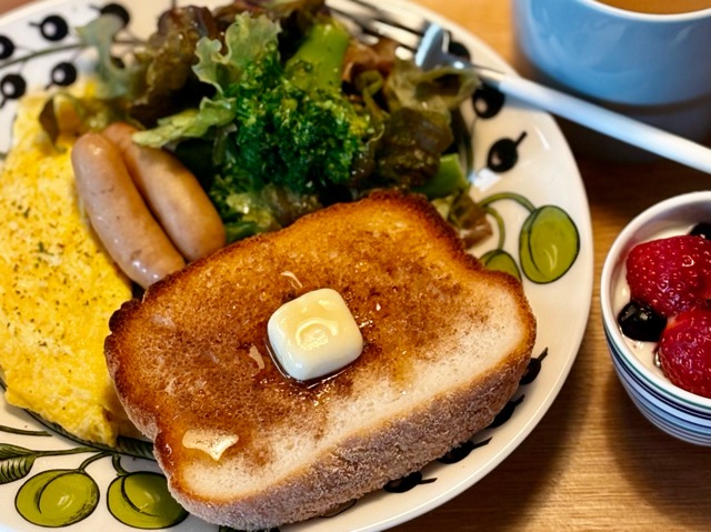 パラティッシ パープルを使った朝食③