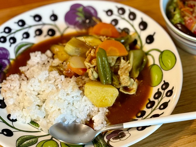 パラティッシ パープルを使った夕食③