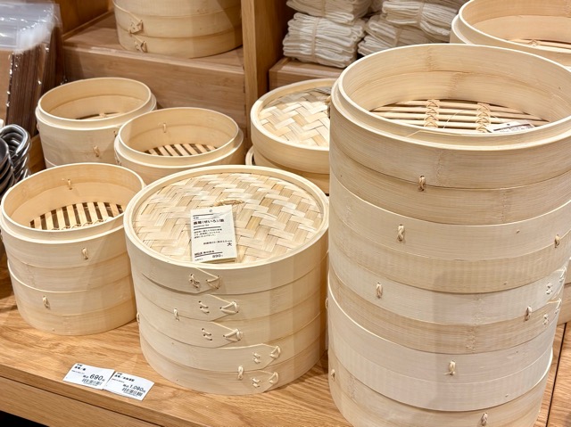 無印良品のせいろ売り場