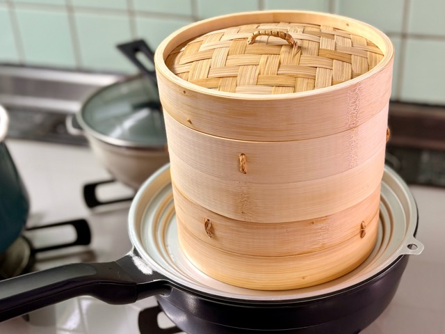 空蒸し中のせいろ